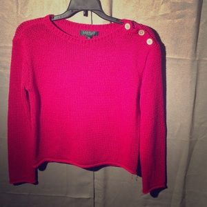 Lauren by Ralph Lauren women's pink sweater